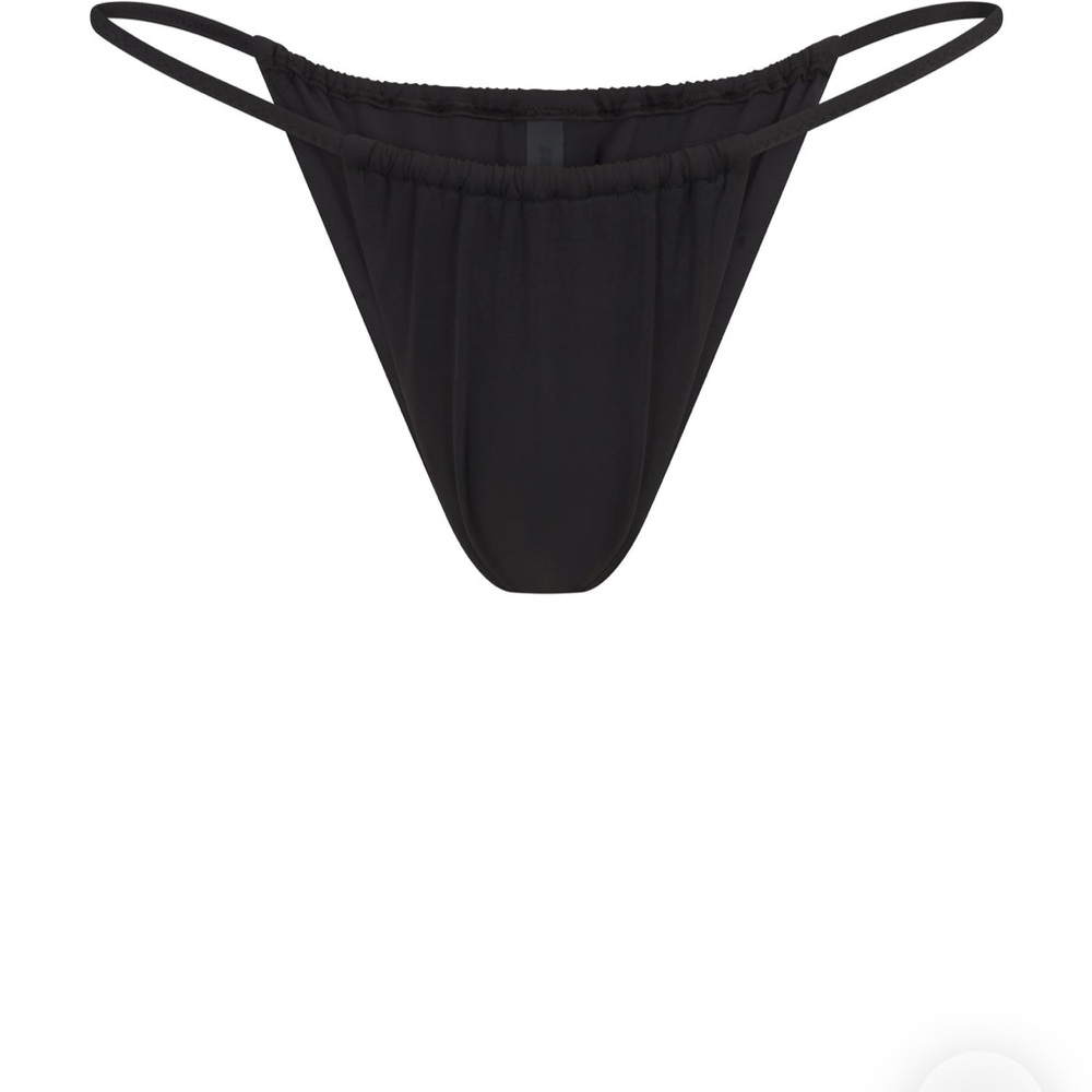 NWT—SKIMS Black String Bikini Bottom